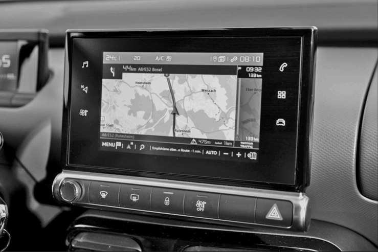 GPS in a car