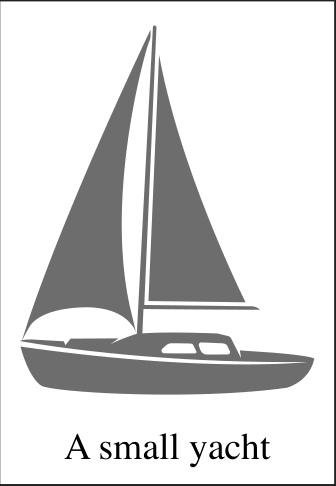 A small yacht